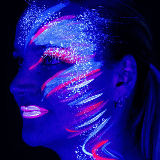 Water make-up Fluor UV kasvoväri, Grimas, 2,5 ml, eri värejä