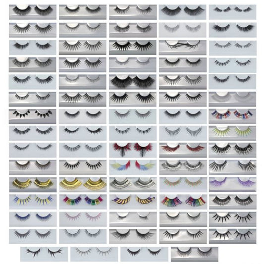 Grimas Eyelash irtoripset,  erilaisia