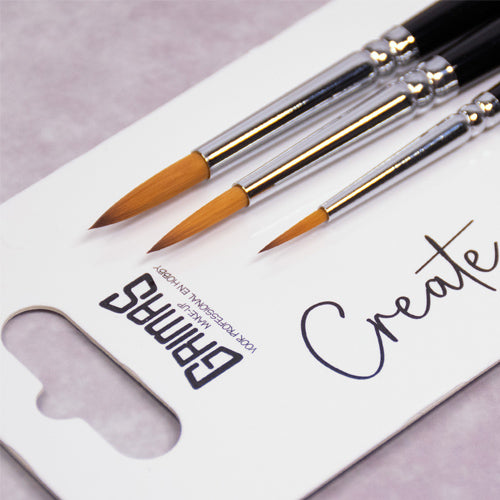 Grimas kasvomaalaussivellinsetti, teräväkärkiset  3 kpl