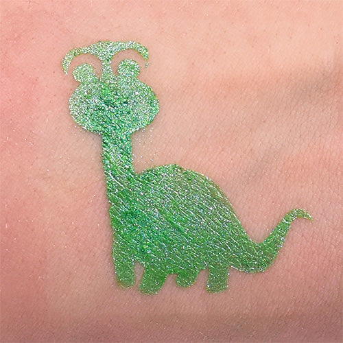 Glittertatuointi -sapluunat Dino, 10 kpl lajitelma, Grimas