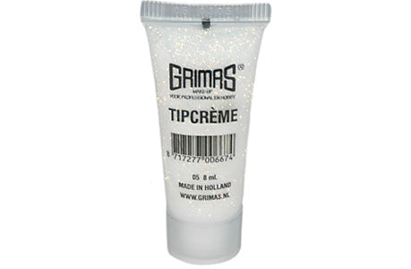 Tipcreme kimallegeeli, eri värejä, Grimas