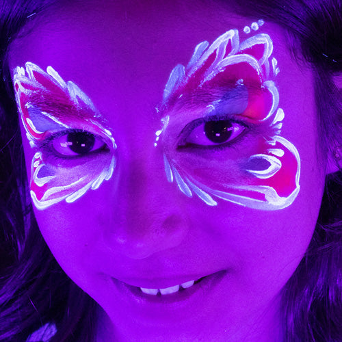 Grimas Water Make-up  Fluor paletti 6kpl, UV