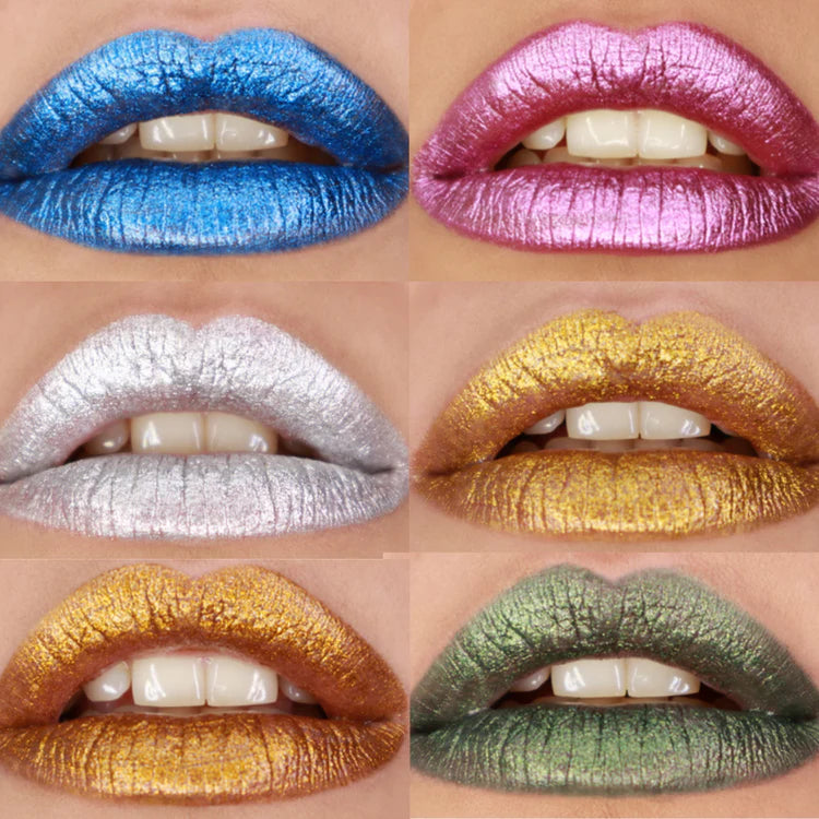 Grimas Lipstick puikko metallic huulipuna, eri värejä