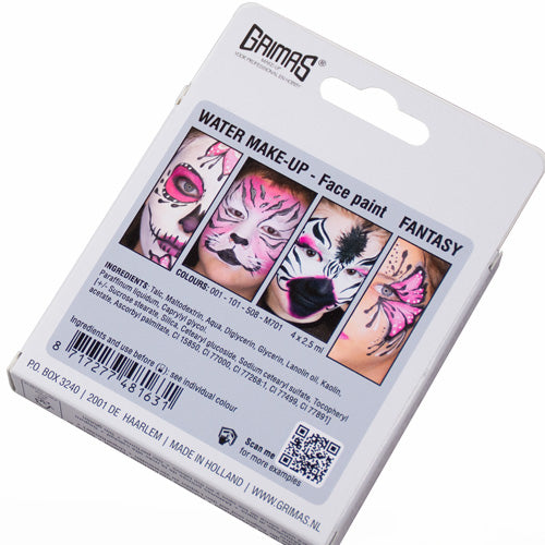 Grimas Water Make-up kasvomaalisetti 4 kpl, Fantasy